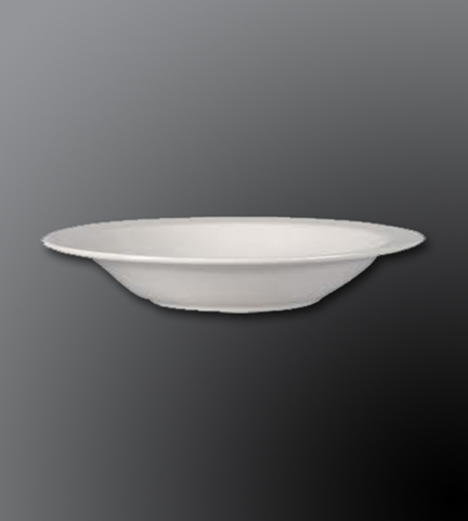 Narrow Rim Porcelain Dinnerware Alpine White Soup Bowl 12 Oz.